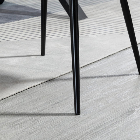 Rootz Set of 2 Scandinavian Dining Chairs - Visitor Chairs - Designer Seats - Ergonomic Comfort - 59.5cm x 56.5cm x 81cm