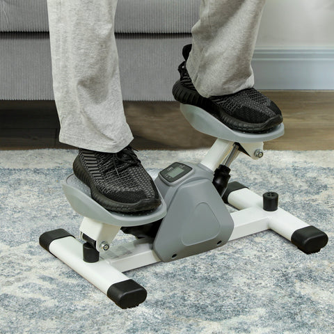 Rootz Mini-Stepper - Step Machine - Workout Equipment - Boosts Flexibility - Grey, White - 50.5cm x 31.5cm x 26cm