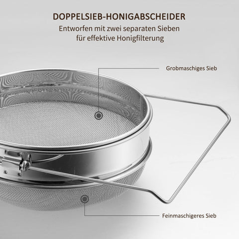 Rootz 7-Piece Beekeeping Tool Set - Beekeeping Kit - Honey Harvesting Tools - Convenient & Safe Honey Harvesting - Calm Bees with Stainless Steel Smoker - Effortless Frame Removal - 28.5cm Smoker Height - Stainless Steel & Wood