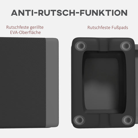 Rootz Adjustable Fitness Stepper - Aerobic Step - Non-Slip Platform - Height Options - 77cm x 36cm x 10.5/15.5/20.5cm