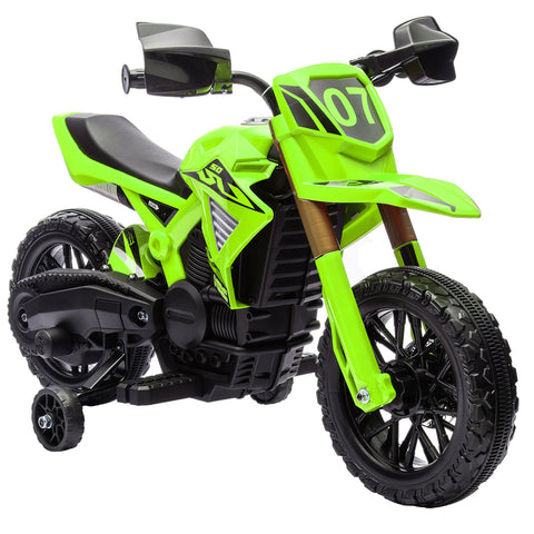 Rootz Electric Motorcycle for Kids - Ride-On Bike - Child's Motorbike - Training Wheels & Sounds - 105cm x 57cm x 62cm