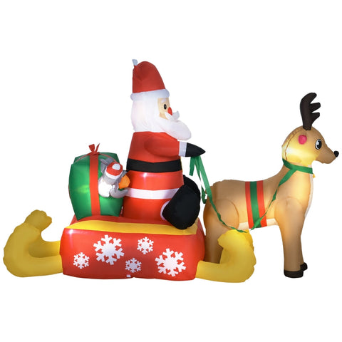 Rootz Christmas Decoration - Holiday Decor - Festive Ornament - Weatherproof & Waterproof - 190cm x 72cm x 122cm