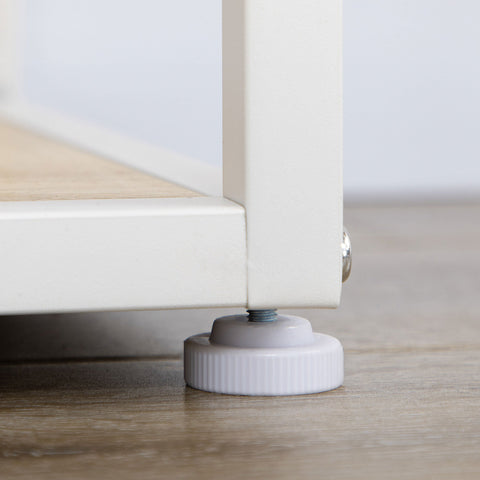 Rootz 7 Level Bookcase Shelf - Metal Frame - Industrial Style - Space Optimization - 83cm x 34cm x 180cm