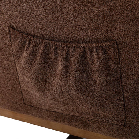 Rootz Mid-Century Modern Rocking Chair - Nursery Chair - Glider Chair - Optimal Comfort - 68.83cm x 93.97cm x 100.83cm