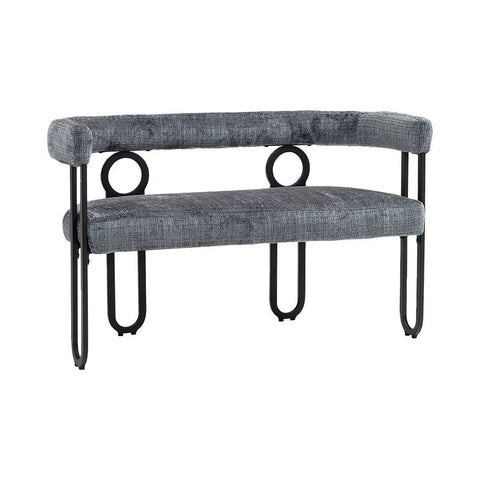 Rootz Double Sofa - Modern Couch - Chenille Loveseat - Comfort & Style - 118L x 53W x 71H cm