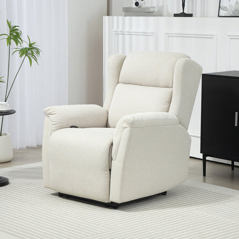 Rootz Relaxation Armchair - Adjustable Upholstery - Reclining Chair - 160° Tilt & Footrest - Comfort Padding - 80cm x 94cm x 101cm