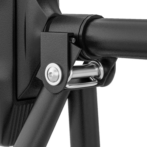 Rootz Adjustable Pull-Up Bar - Door Frame Bar - Home Gym Equipment - Spirit Level Indicator - 79-98cm x 7.5cm x 15cm