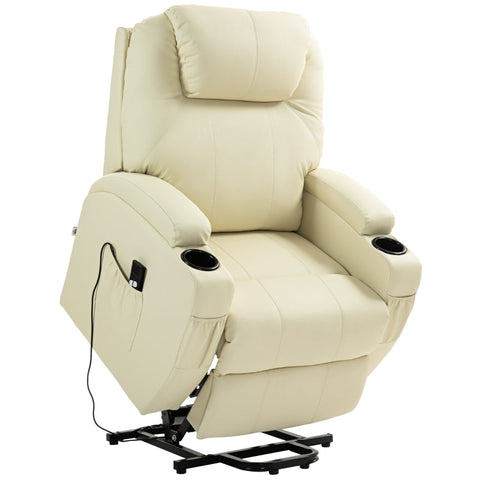 Rootz Electric Recliner Chair - TV Chair - Remote Controlled - Stand-Up Aid - 85cm x 92cm x 109cm
