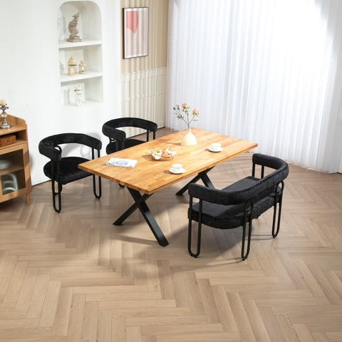 Rootz Double Sofa - Chenille Sofa Bed - Modern Couch - Comfort & Style - 118L x 53W x 71H cm