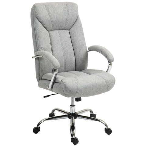 Rootz Ergonomic Office Chair - High Back Task Chair - Desk Chair - Adjustable Height & Breathable Fabric - 65 x 78 x 110-118cm