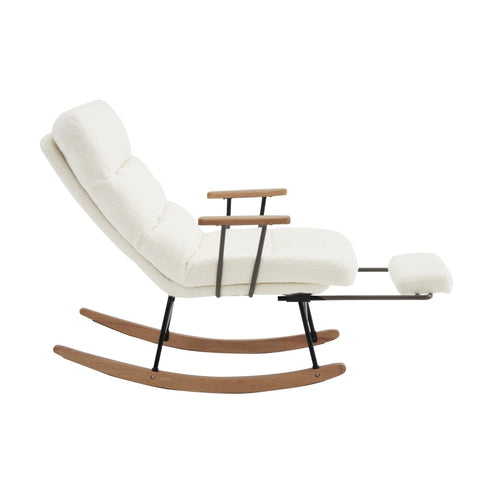 Rootz Ergonomic Rocking Chair - Recliner - Lounge Chair - Optimal Comfort - 58cm x 102cm x 100cm