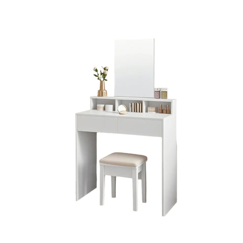 Rootz Dressing Table - Hairdressing Table - Makeup Vanity - Stylish Storage - 80cm x 40cm x 140cm