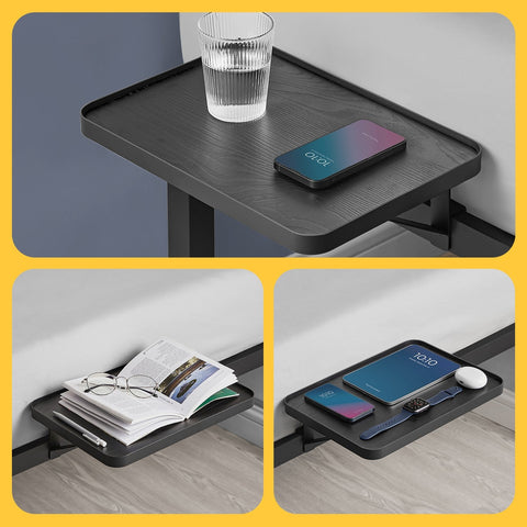 Rootz Black Metal Bed Frame - Sturdy Bed Base - Heavy Duty Bed Support - 454kg Capacity - 200cm x 140cm x 41.3cm