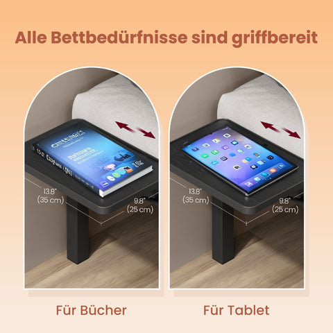 Rootz Black Metal Bed Frame - Sturdy Bedstead - Powder-Coated Frame - Supports Up to 450kg - 200cm x 160cm x 41.3cm