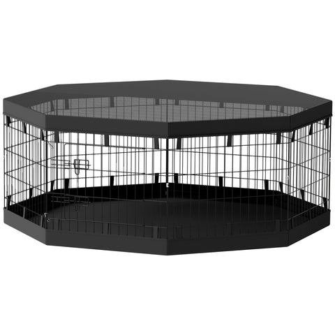Rootz Dog Park - Pet Playpen - Modular Animal Enclosure - Secure Door - 159cm x 61h cm