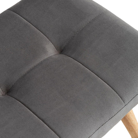 Rootz Ergonomic Rocking Chair Set - Reclining Chair - Relaxing Seat - Ultimate Comfort - 76cm x 94cm x 97cm, Footstool 48cm x 37cm x 37cm