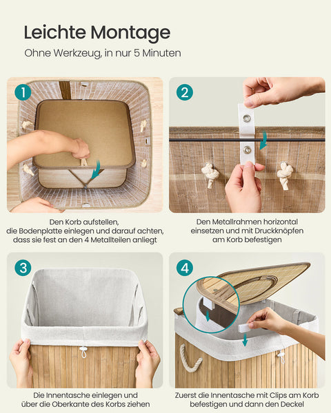 Rootz Bamboo Bottle Collector - Bottle Organizer - Storage Holder - Eco-Friendly - 40.5cm x 40.5cm x 61cm