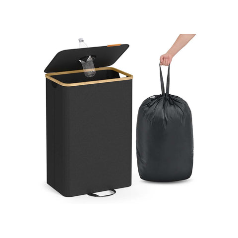 Rootz 95L Bottle Collection Container - Recycling Bin - Waste Bin - Durable Oxford Fabric - 42cm x 32.5cm x 70.5cm