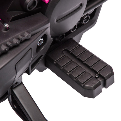 Rootz 12V Pink Electric Motorcycle for Children - Kids Ride-On - Children's Vehicle - Support Wheels - 105cm x 57cm x 62cm