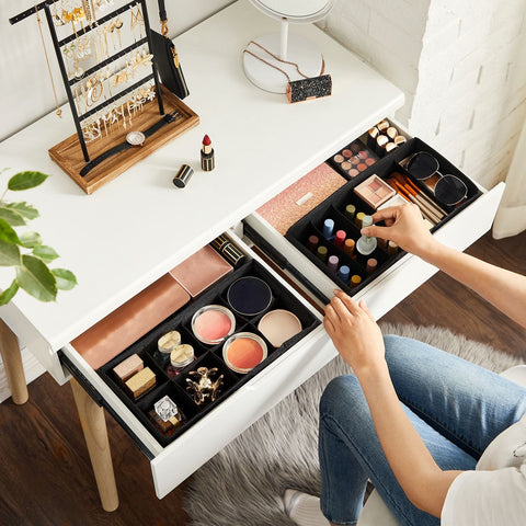 Rootz 8 Piece Set Underwear Organizer - Lingerie Storage - Bra and Panty Organizer - Non-Woven Fabric - 32cm x 32cm x 10cm