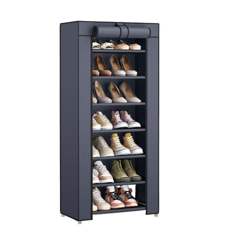 Rootz Shoe Shelf - Shoe Organizer - Storage Solution - Dust Protection - 46cm x 28cm x 126cm