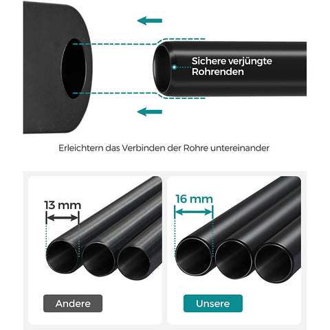 Rootz Fabric Wardrobe Organizer - Portable Closet - Non-Woven Storage System - Sage Green - 43cm x 140cm x 174cm