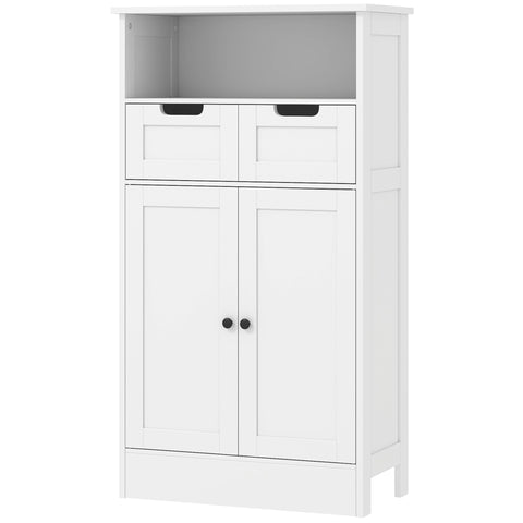 Rootz Bathroom Cabinet - Storage Unit - Organizer - Adjustable Shelf - 60 x 30 x 109 cm