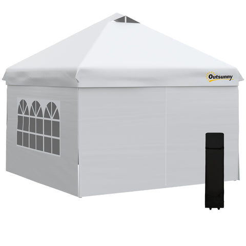 Rootz Pop-Up Garden Pavilion - Barnum Tent - Event Canopy - Easy Setup - 300cm x 300cm x 284cm