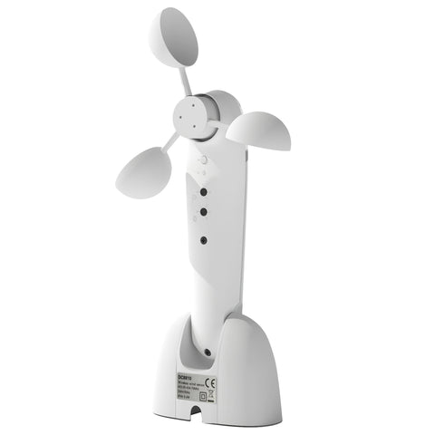 Rootz Sun & Wind Sensor - Weather Station - Outdoor Sensor - Automatic Weather Adjustments - 22 x 11 x 9 cm White