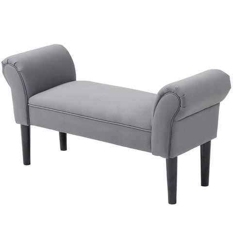 Rootz Upholstered Bench - Bed Bench - Seat Chest - Comfortable Padding - 102cm x 36cm x 51cm