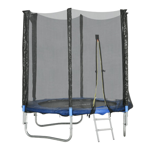 Rootz Outdoor Trampoline - Bouncy Trampoline - Safe Jumping Set - Improves Balance - Ø180cm x 200cm for Children & Adults