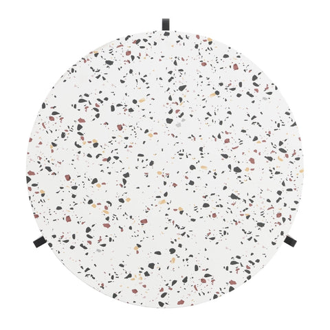 Rootz Modern Set of 2 Coffee Tables - Stylish Tables - Artistic Pattern Tables - Durable MDF - 70cm x 70cm x 35cm & 50cm x 50cm x 45.5cm