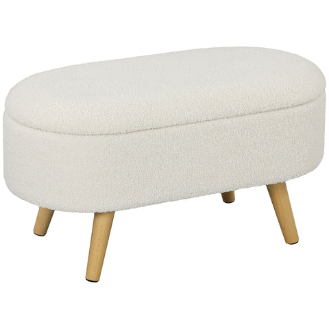 Rootz Bench with Storage - Seat - Ottoman - Modern Design - 82cm x 41cm x 45cm