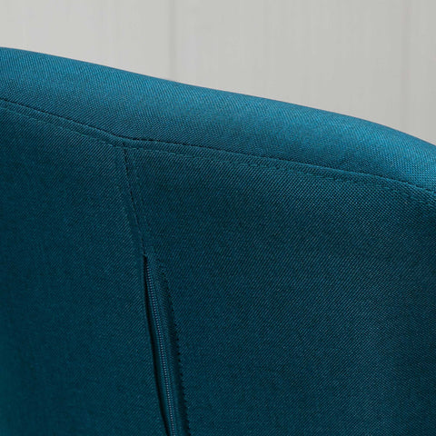 Rootz Scandinavian Designer Bar Stools Set - High Stools - Counter Stools - Comfortable Linen - 55cm x 48cm x 100cm