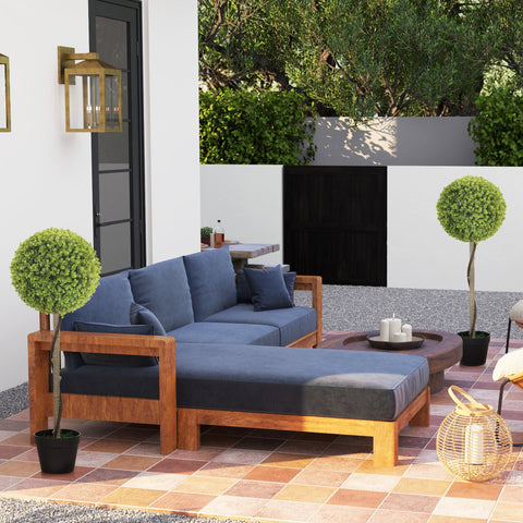 Rootz Artificial Eucalyptus Tree Set of 2 - Faux Plants - Decorative Trees - Easy Care - 90cm