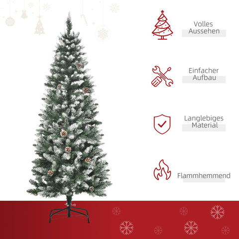 Rootz Artificial Christmas Tree - Festive Tree - Xmas Tree - Fireproof & Realistic - Ø69 x 150 cm