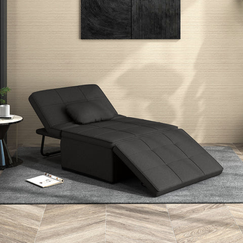 Rootz 3-in-1 Armchair Heating Sofa - Lounge Chair - Convertible Chair - Space Optimizing - 95cm x 189cm x 43cm