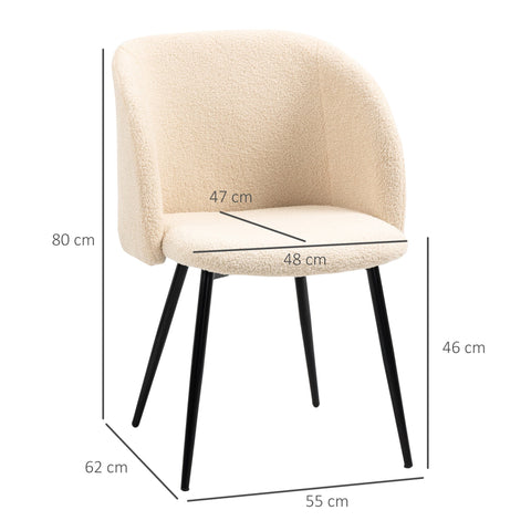 Rootz Set of 2 Dining Room Chairs - Velvet Chairs - Modern Seating - Absolute Comfort - 55cm x 62cm x 80cm - Brown & Black