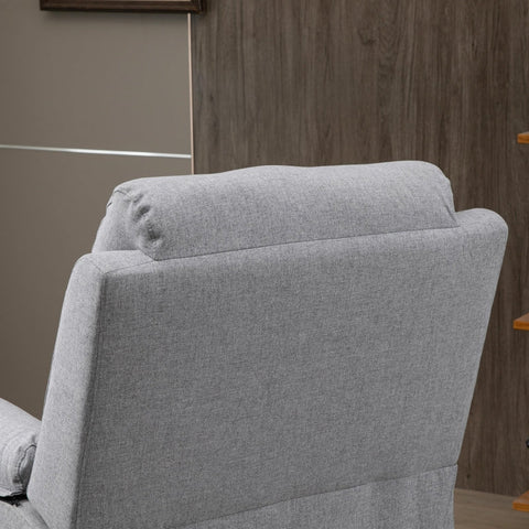 Rootz TV Chair Stand-Up Senior Chair - Recliner Chair - Lift Chair - Ultimate Comfort - Effortless Mobility - Sturdy and Durable - 83W x 89D x 102H cm (Upright) - Linen-like Polyester