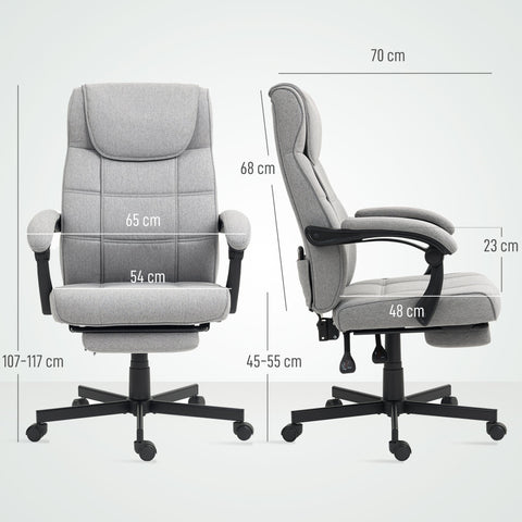 Rootz Ergonomic Office Chair - Massage Chair - Executive Seating - Ultimate Comfort - 70cm x 65cm x 107-117cm