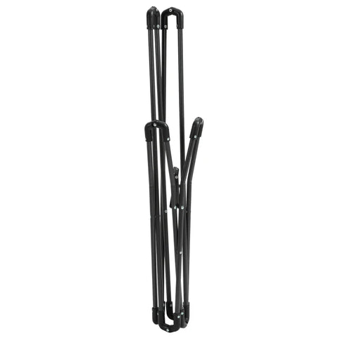 Rootz Camping Chair - Folding - Lightweight - Steel Frame - Non-Slip - Polyester - Blue - 88 x 74 x 84 cm