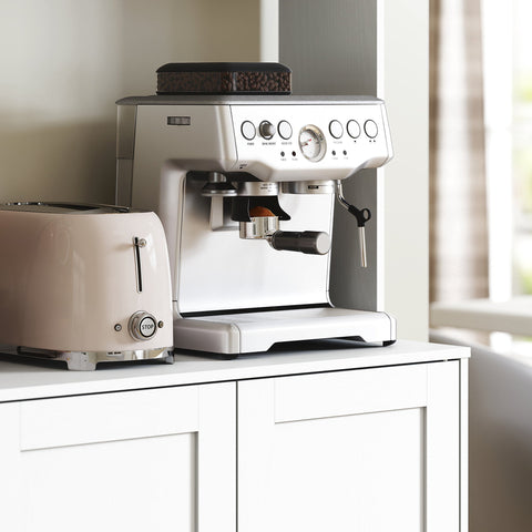 Rootz Kitchen Cabinet - Storage Unit - Scandinavian Cupboard - Adjustable Shelves - 108cm x 35cm x 180cm