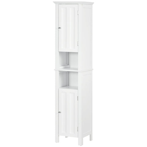Rootz Bathroom Cabinet - High Cabinet - Modern Design - Ample Storage - 35 x 30 x 158.5 cm - Elegant & Durable