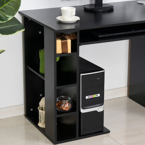 Rootz Computer Desk - Multifunctional Desk - Workstation - Ample Storage - MDF - 120 x 60 x 74 cm