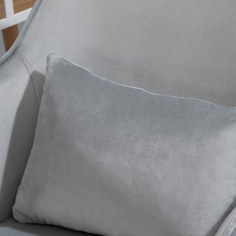 Rootz Velvet Office Chair - Swivel Chair - Ergonomic Seating - Massaging Cushion - 55W x 70D x 78-86H cm