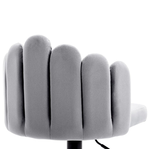 Rootz Set of 2 Velvet Bar Chairs - Bistro Stools - Ergonomic Seating - 360° Rotatable - 56cm x 41cm x 88-108cm