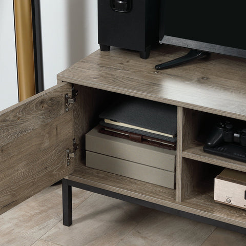 Rootz TV Cabinet - Entertainment Stand - Media Console - Elegant Design - 132 x 39 x 45.5 cm Black,  Brown