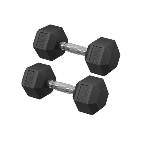Rootz 20KG Dumbbell Set - Exercise Weights - Adjustable Free Weights - Boost Fitness - 31cm x 13.5cm x 11cm