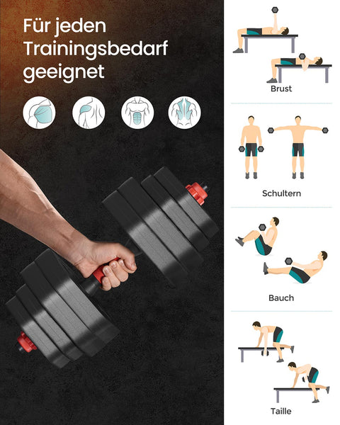 Rootz Barbell and Dumbbell Set - Weightlifting Set - Fitness Weights - Versatile Strength Training - 133.5cm x 21.8cm x 19.6cm