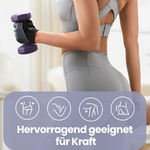 Rootz Hexagon Dumbbell Set - Strength Dumbbells - Neoprene Coated Weights - Muscle Strengthening - 13.5x6.5x6 to 16x8x7.5 cm